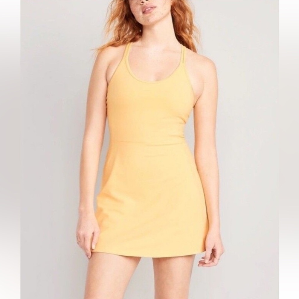 Old Navy Active power chill athletic dress w built-in shorts